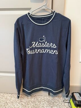 Masters Tournament Script Sweatshirt / Navy